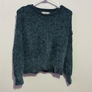 blue sweater
